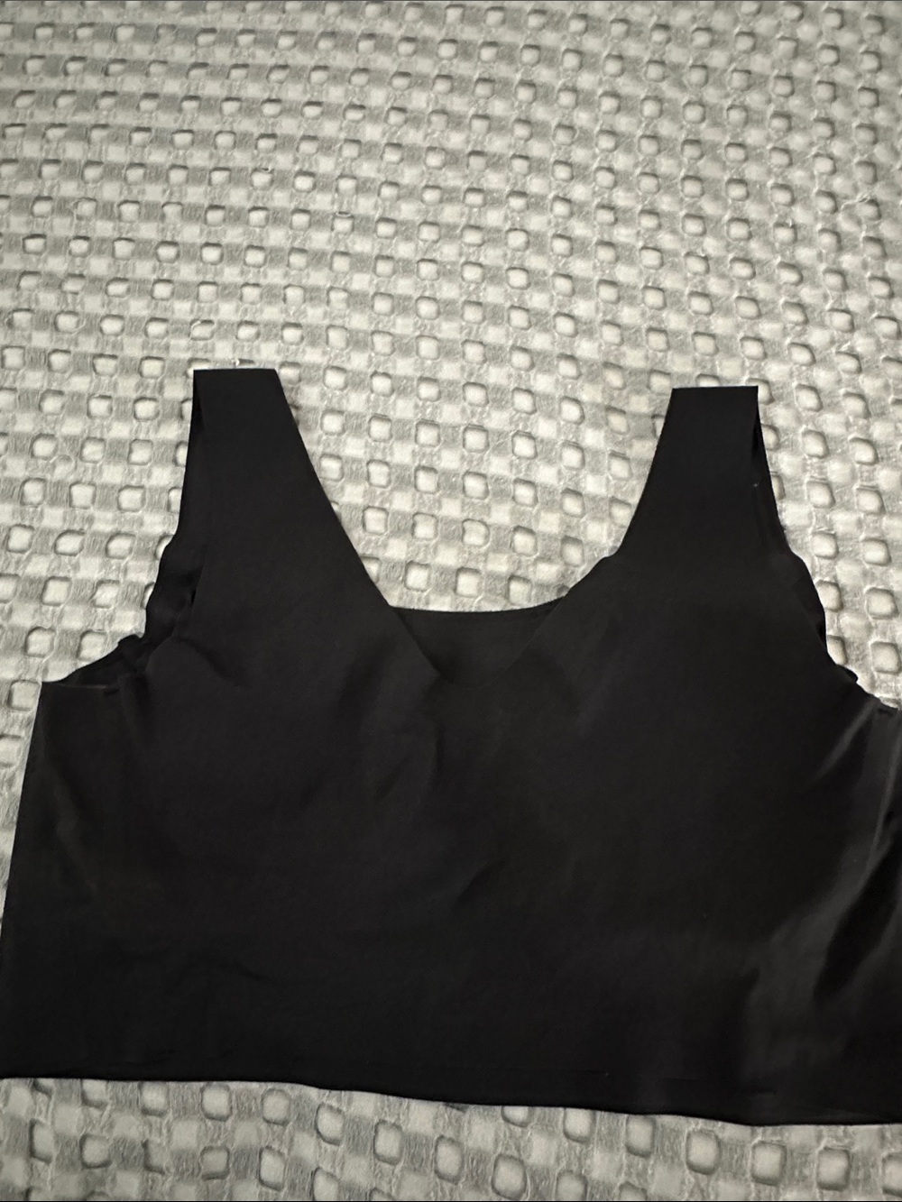 Bali Black Seamless Scoop Wireless Comfort Bra Top - Picture 3 of 6